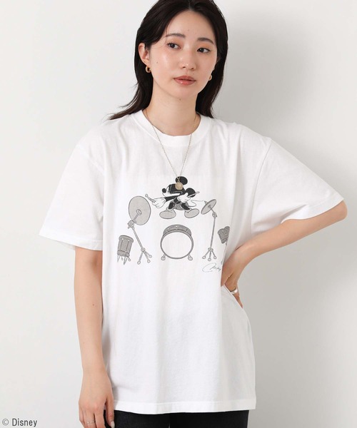 GOOD ROCK SPEED(グッドロックスピード)の「MICKEYドラムカットソー(Tシャツ/カットソー・レディース・ホワイト・FREE)」の7枚目の写真