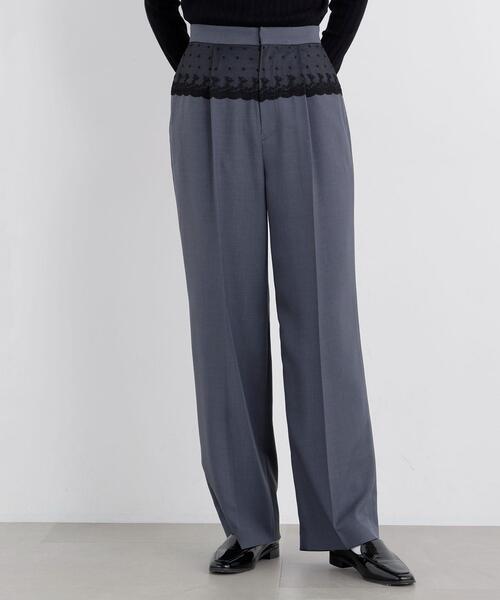 N.(N. Natural Beauty Basic)(エヌエヌナチュラルビューティーベーシック)の「ウエストレースドッキングパンツ(その他パンツ・レディース・ブラウン系その他/グレー系その他・MEDIUM/P/S)」の5枚目の写真