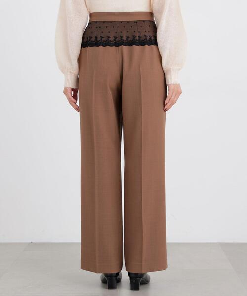 N.(N. Natural Beauty Basic)(エヌエヌナチュラルビューティーベーシック)の「ウエストレースドッキングパンツ(その他パンツ・レディース・ブラウン系その他/グレー系その他・MEDIUM/P/S)」の16枚目の写真