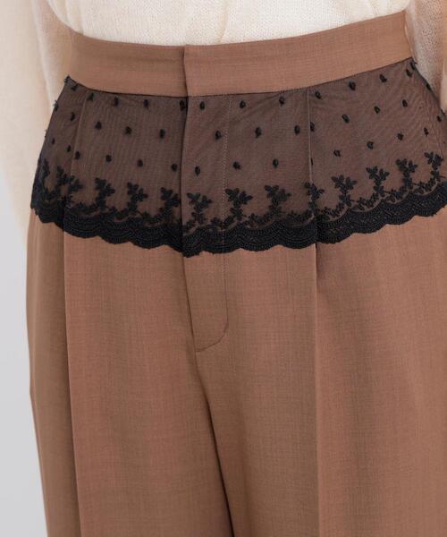 N.(N. Natural Beauty Basic)(エヌエヌナチュラルビューティーベーシック)の「ウエストレースドッキングパンツ(その他パンツ・レディース・ブラウン系その他/グレー系その他・MEDIUM/P/S)」の17枚目の写真