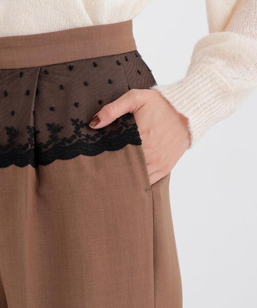 N.(N. Natural Beauty Basic)(エヌエヌナチュラルビューティーベーシック)の「ウエストレースドッキングパンツ(その他パンツ・レディース・ブラウン系その他/グレー系その他・MEDIUM/P/S)」の18枚目の写真