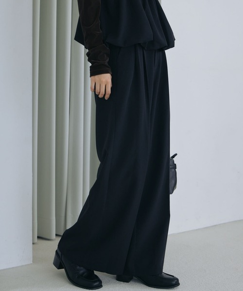 archives(アルシーヴ)の「【ONかわ】バルーンペプラムビスチェ×スラックスSET(パンツドレス・レディース・BROWN/BLACK・MEDIUM)」の17枚目の写真