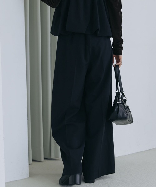 archives(アルシーヴ)の「【ONかわ】バルーンペプラムビスチェ×スラックスSET(パンツドレス・レディース・BROWN/BLACK・MEDIUM)」の18枚目の写真