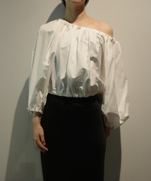 CLANE（クラネ）の「CLANE VOLUME SLEEVE CROPPED BLOUSE（シャツ/ブラウス）」
