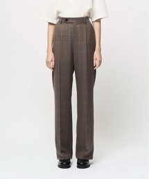 CHECK STRAIGHT PANTS