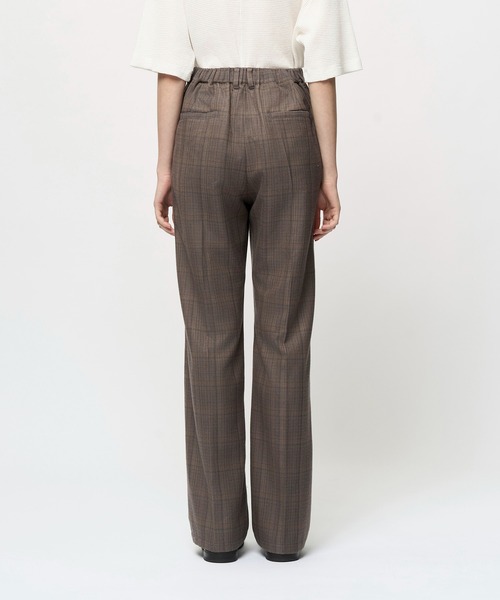 Juha(ユハ)の「CHECK STRAIGHT PANTS(スラックス・メンズ・ベージュ・2/3/4)」の4枚目の写真