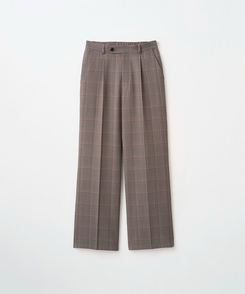 Juha(ユハ)の「CHECK STRAIGHT PANTS(スラックス・メンズ・ベージュ・2/3/4)」の5枚目の写真