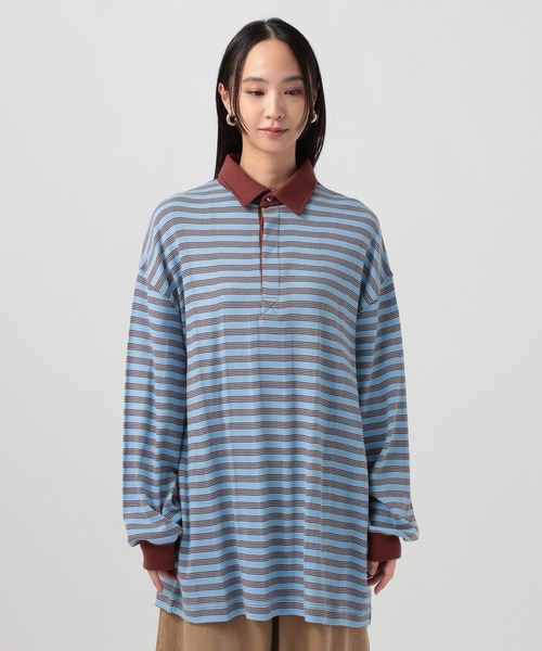 Robert P.Miller（ロバート ピー ミラー）の「[WEB限定]【miller】Prib Rugger OP（ワンピース・レディース・ブルー/ブラウン系その他/ブラック・FREE）」の17枚目の写真