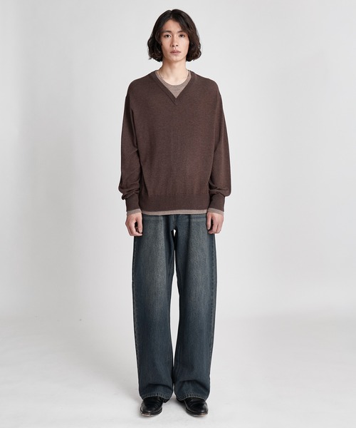 SINSS（シンス）の「Washed straight denim / ウォッシュストレートデニム（デニムパンツ・メンズ・ブルー/インディゴブルー/ブラック・LARGE/MEDIUM/SMALL/X-SMALL）」の22枚目の写真