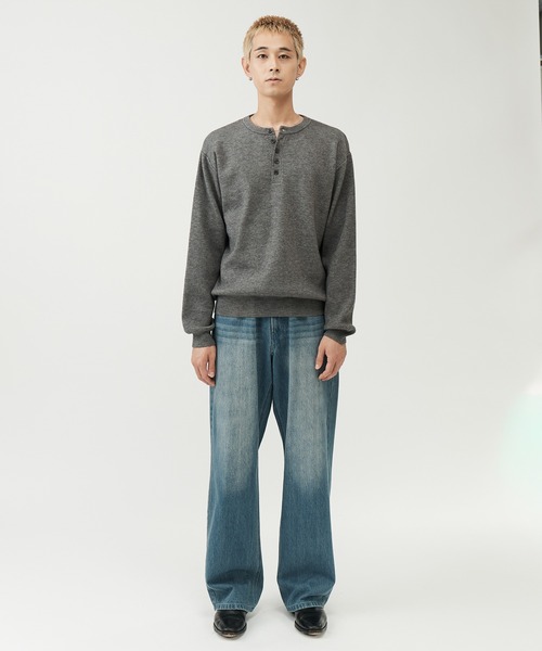 SINSS（シンス）の「Washed straight denim / ウォッシュストレートデニム（デニムパンツ・メンズ・ブルー/インディゴブルー/ブラック・LARGE/MEDIUM/SMALL/X-SMALL）」の11枚目の写真