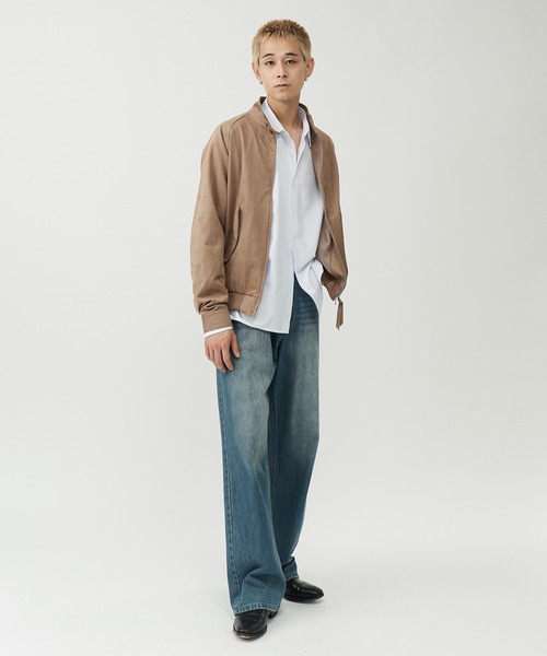 SINSS（シンス）の「Washed straight denim / ウォッシュストレートデニム（デニムパンツ・メンズ・ブルー/インディゴブルー/ブラック・LARGE/MEDIUM/SMALL/X-SMALL）」の8枚目の写真