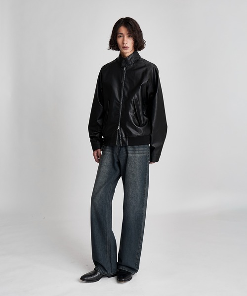 SINSS（シンス）の「Washed straight denim / ウォッシュストレートデニム（デニムパンツ・メンズ・ブルー/インディゴブルー/ブラック・LARGE/MEDIUM/SMALL/X-SMALL）」の20枚目の写真