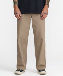 RVCA メンズ BIG RVCA CHINO PANT ロングパンツ 【2026年秋冬モデル】/ルーカコットンポリワイドチノパンツ
