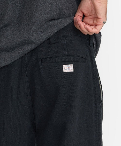 RVCA(ルーカ)の「RVCA メンズ BIG RVCA CHINO PANT ロングパンツ 【2026年秋冬モデル】/ルーカコットンポリワイドチノパンツ(その他パンツ・メンズ・ブラック/ブラック系その他・34inch/32inch/30inch)」の3枚目の写真