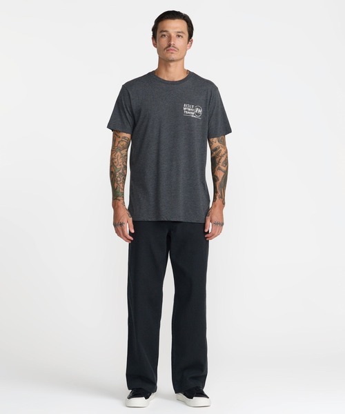 RVCA(ルーカ)の「RVCA メンズ BIG RVCA CHINO PANT ロングパンツ 【2026年秋冬モデル】/ルーカコットンポリワイドチノパンツ(その他パンツ・メンズ・ブラック/ブラック系その他・34inch/32inch/30inch)」の4枚目の写真
