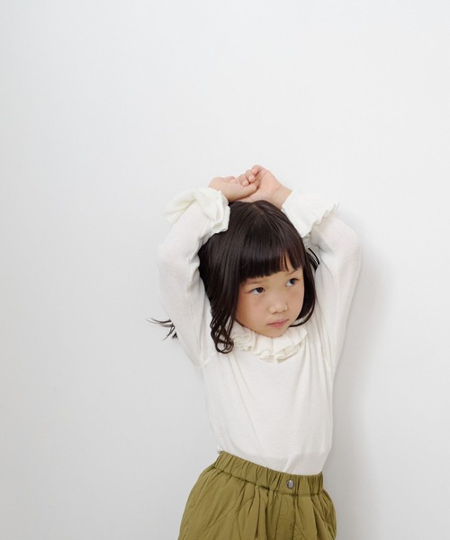 LOWRYS FARM(ローリーズファーム)の「フリルプルオーバー 1042850(ニット/セーター・キッズ・ブラック/イエロー/アイボリー・110cm/150cm/140cm/130cm/120cm)」の20枚目の写真
