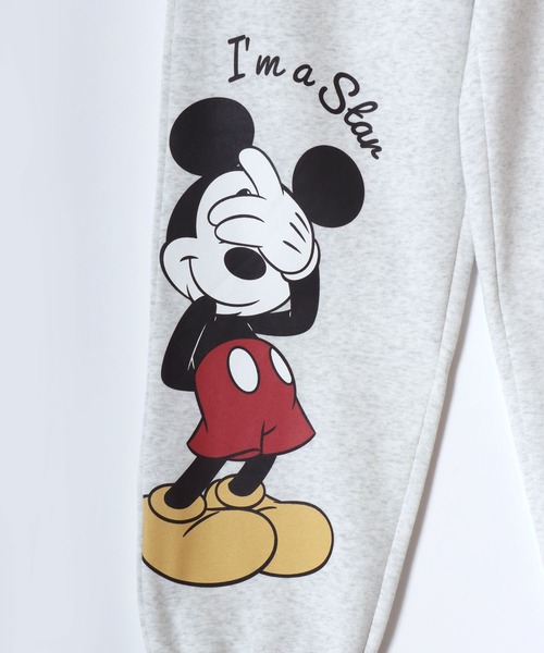 Disney(ディズニー)の「Disney(ディズニー)キャラクタープリント・ワンポイント刺繍スウェットパンツ(裏起毛)(スウェットパンツ・レディース・ネイビー/ホワイト系3/グレー系1/ホワイト系1/ホワイト系4/ブルー/ブラック系1/ブラック系3・M/L)」の12枚目の写真