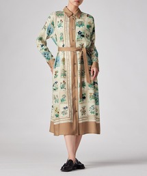 ウィメンズ "Garden Flower Scarf" シャツワンピース / 265203 683D