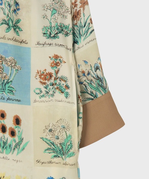Paul Smith（ポールスミス）の「ウィメンズ "Garden Flower Scarf" シャツワンピース / 265203 683D（ワンピース・レディース・アイボリー・40）」の11枚目の写真