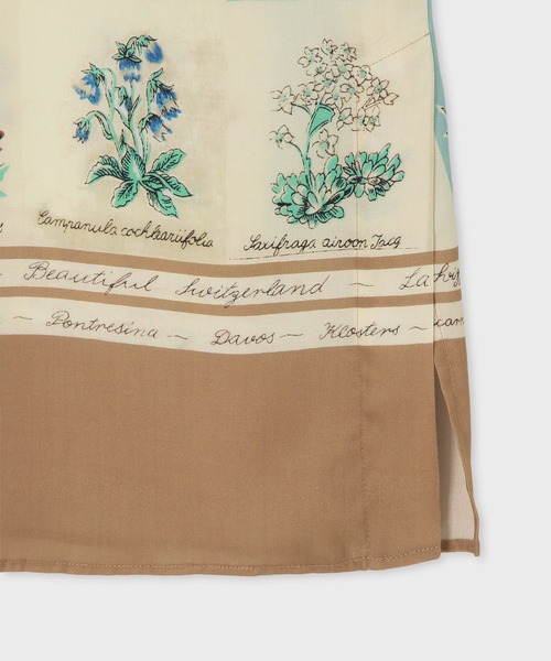 Paul Smith（ポールスミス）の「ウィメンズ "Garden Flower Scarf" シャツワンピース / 265203 683D（ワンピース・レディース・アイボリー・40）」の2枚目の写真
