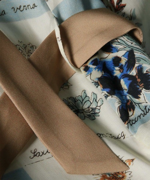 Paul Smith（ポールスミス）の「ウィメンズ "Garden Flower Scarf" シャツワンピース / 265203 683D（ワンピース・レディース・アイボリー・40）」の6枚目の写真