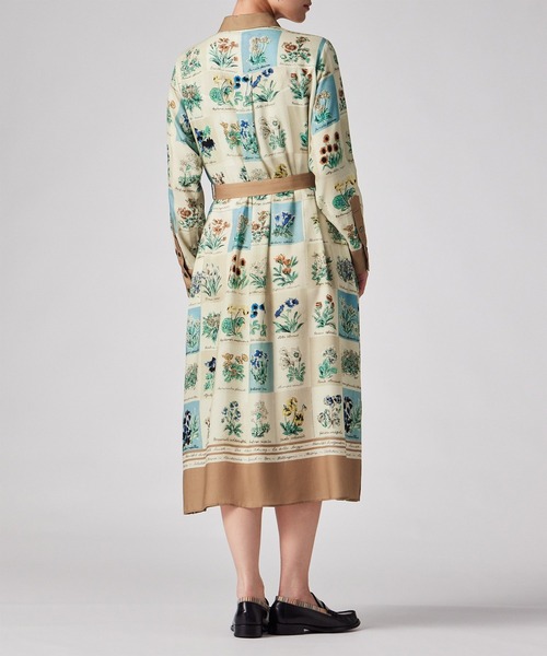 Paul Smith（ポールスミス）の「ウィメンズ "Garden Flower Scarf" シャツワンピース / 265203 683D（ワンピース・レディース・アイボリー・40）」の8枚目の写真