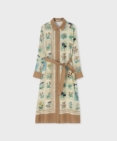Paul Smith（ポールスミス）の「ウィメンズ "Garden Flower Scarf" シャツワンピース / 265203 683D（ワンピース・レディース・アイボリー・40）」の9枚目の写真