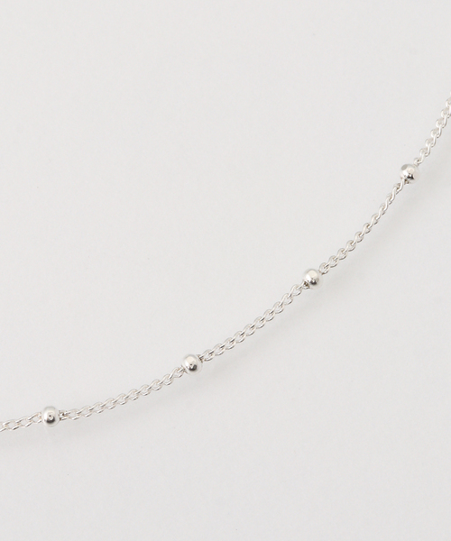 La TOTALITE(ラトータリテ)の「les bon bon/ル ボンボン botanica seed necklace(ネックレス・レディース・シルバー・FREE)」の8枚目の写真