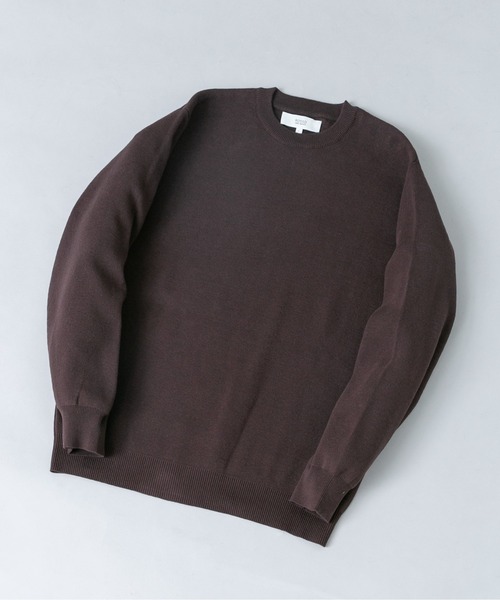 URBAN RESEARCH ROSSO MEN(アーバンリサーチロッソメン)の「『マシンウォッシャブル』コットンミラノリブニットスウェット(ニット/セーター・メンズ・グリーン系その他/チャコールグレー/ライトグレー/ブラック/ダークブラウン・X-LARGE/LARGE/MEDIUM)」の5枚目の写真