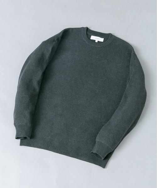 URBAN RESEARCH ROSSO MEN(アーバンリサーチロッソメン)の「『マシンウォッシャブル』コットンミラノリブニットスウェット(ニット/セーター・メンズ・グリーン系その他/チャコールグレー/ライトグレー/ブラック/ダークブラウン・X-LARGE/LARGE/MEDIUM)」の3枚目の写真