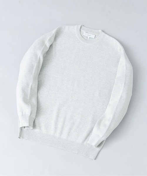 URBAN RESEARCH ROSSO MEN(アーバンリサーチロッソメン)の「『マシンウォッシャブル』コットンミラノリブニットスウェット(ニット/セーター・メンズ・グリーン系その他/チャコールグレー/ライトグレー/ブラック/ダークブラウン・X-LARGE/LARGE/MEDIUM)」の4枚目の写真
