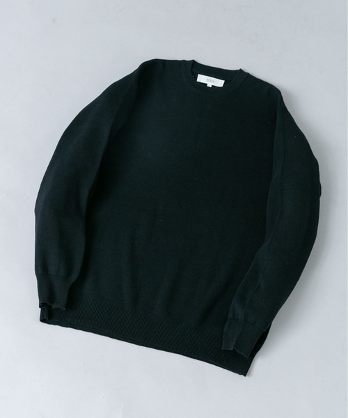 URBAN RESEARCH ROSSO MEN(アーバンリサーチロッソメン)の「『マシンウォッシャブル』コットンミラノリブニットスウェット(ニット/セーター・メンズ・グリーン系その他/チャコールグレー/ライトグレー/ブラック/ダークブラウン・X-LARGE/LARGE/MEDIUM)」の2枚目の写真