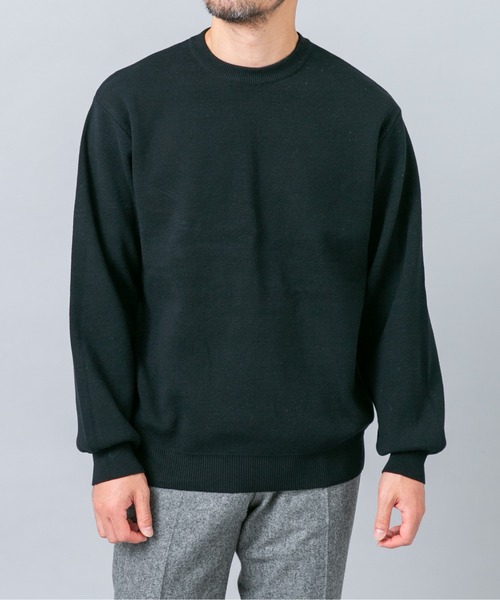 URBAN RESEARCH ROSSO MEN(アーバンリサーチロッソメン)の「『マシンウォッシャブル』コットンミラノリブニットスウェット(ニット/セーター・メンズ・グリーン系その他/チャコールグレー/ライトグレー/ブラック/ダークブラウン・X-LARGE/LARGE/MEDIUM)」の6枚目の写真