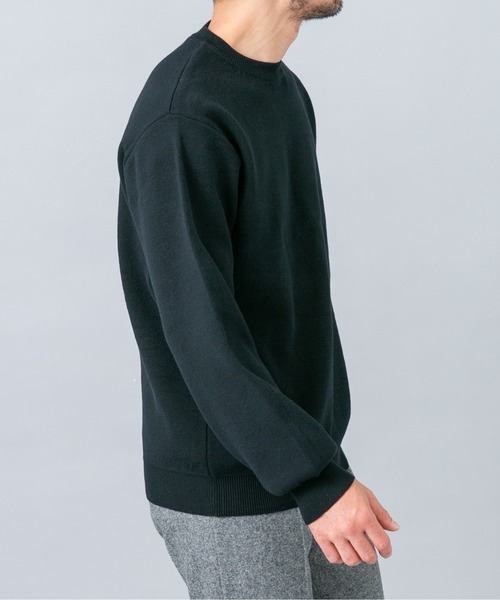 URBAN RESEARCH ROSSO MEN(アーバンリサーチロッソメン)の「『マシンウォッシャブル』コットンミラノリブニットスウェット(ニット/セーター・メンズ・グリーン系その他/チャコールグレー/ライトグレー/ブラック/ダークブラウン・X-LARGE/LARGE/MEDIUM)」の7枚目の写真
