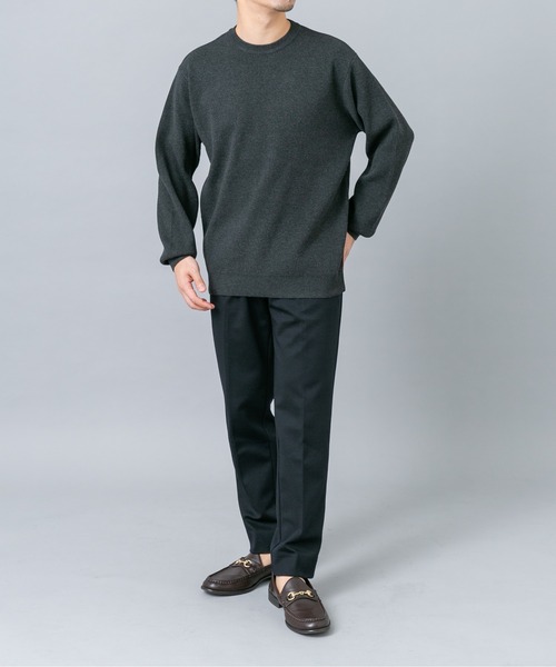 URBAN RESEARCH ROSSO MEN(アーバンリサーチロッソメン)の「『マシンウォッシャブル』コットンミラノリブニットスウェット(ニット/セーター・メンズ・グリーン系その他/チャコールグレー/ライトグレー/ブラック/ダークブラウン・X-LARGE/LARGE/MEDIUM)」の21枚目の写真