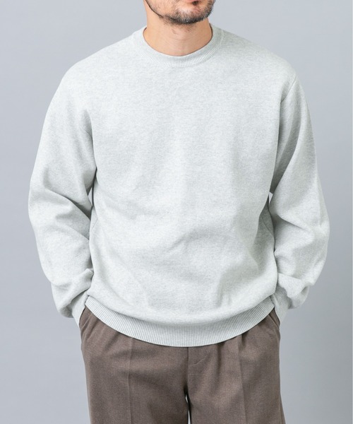 URBAN RESEARCH ROSSO MEN(アーバンリサーチロッソメン)の「『マシンウォッシャブル』コットンミラノリブニットスウェット(ニット/セーター・メンズ・グリーン系その他/チャコールグレー/ライトグレー/ブラック/ダークブラウン・X-LARGE/LARGE/MEDIUM)」の22枚目の写真
