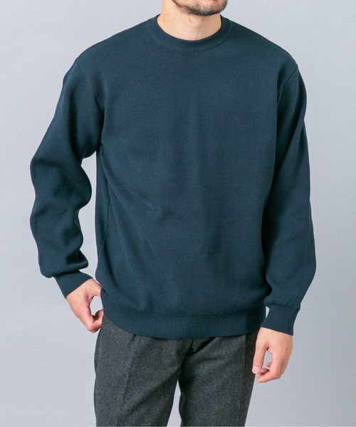 URBAN RESEARCH ROSSO MEN(アーバンリサーチロッソメン)の「『マシンウォッシャブル』コットンミラノリブニットスウェット(ニット/セーター・メンズ・グリーン系その他/チャコールグレー/ライトグレー/ブラック/ダークブラウン・X-LARGE/LARGE/MEDIUM)」の16枚目の写真