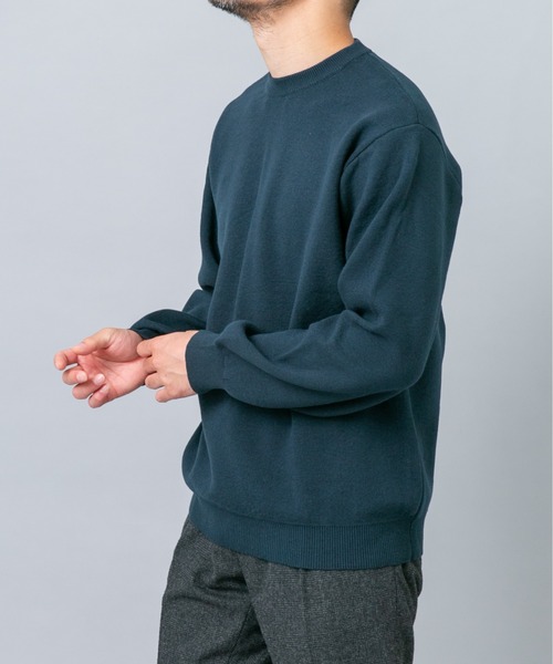 URBAN RESEARCH ROSSO MEN(アーバンリサーチロッソメン)の「『マシンウォッシャブル』コットンミラノリブニットスウェット(ニット/セーター・メンズ・グリーン系その他/チャコールグレー/ライトグレー/ブラック/ダークブラウン・X-LARGE/LARGE/MEDIUM)」の17枚目の写真