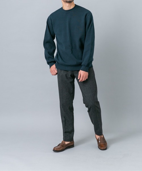 URBAN RESEARCH ROSSO MEN(アーバンリサーチロッソメン)の「『マシンウォッシャブル』コットンミラノリブニットスウェット(ニット/セーター・メンズ・グリーン系その他/チャコールグレー/ライトグレー/ブラック/ダークブラウン・X-LARGE/LARGE/MEDIUM)」の19枚目の写真