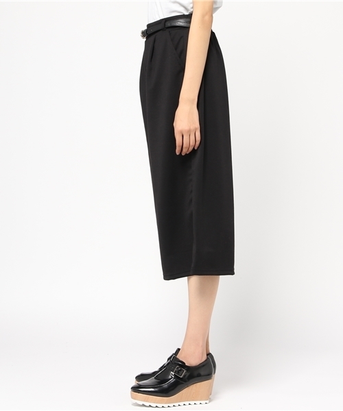 VENCEEXCHANGE（ヴァンスエクスチェンジ）の「ポンチSTベルト付ワイドパンツ（その他パンツ・レディース・オフホワイト/ライトブラウン/ブラック・MEDIUM）」の5枚目の写真