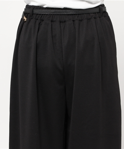 VENCEEXCHANGE（ヴァンスエクスチェンジ）の「ポンチSTベルト付ワイドパンツ（その他パンツ・レディース・オフホワイト/ライトブラウン/ブラック・MEDIUM）」の7枚目の写真