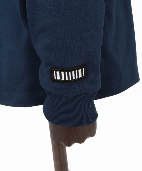 felkod(フィルコッド)の「mlt5863- USA Cotton Barcode Patch Long Sleeve Tee ロングスリーブTシャツ(F26F240)(Tシャツ/カットソー・メンズ・ネイビー/ホワイト/ブラック・L/M/S/XL)」の22枚目の写真