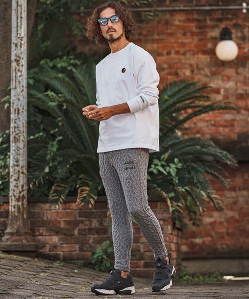 felkod(フィルコッド)の「mlt5863- USA Cotton Barcode Patch Long Sleeve Tee ロングスリーブTシャツ(F26F240)(Tシャツ/カットソー・メンズ・ネイビー/ホワイト/ブラック・L/M/S/XL)」の7枚目の写真