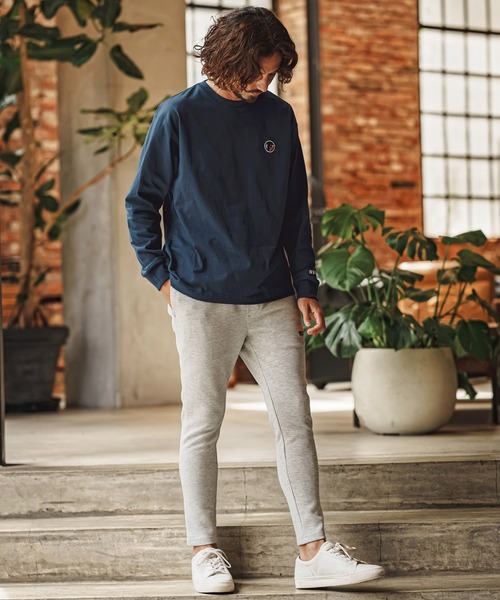 felkod(フィルコッド)の「mlt5863- USA Cotton Barcode Patch Long Sleeve Tee ロングスリーブTシャツ(F26F240)(Tシャツ/カットソー・メンズ・ネイビー/ホワイト/ブラック・L/M/S/XL)」の11枚目の写真