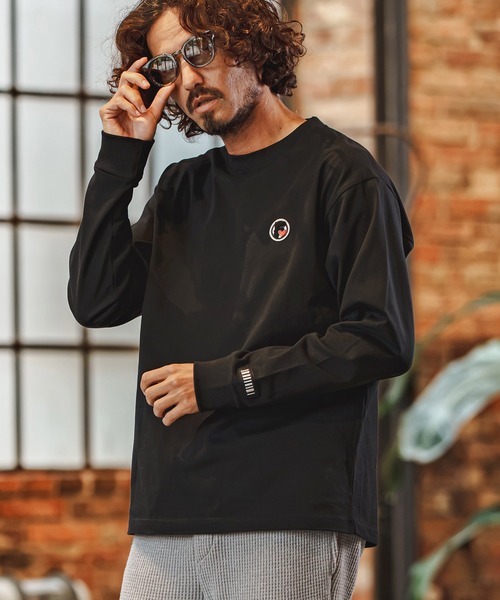 felkod(フィルコッド)の「mlt5863- USA Cotton Barcode Patch Long Sleeve Tee ロングスリーブTシャツ(F26F240)(Tシャツ/カットソー・メンズ・ネイビー/ホワイト/ブラック・L/M/S/XL)」の12枚目の写真