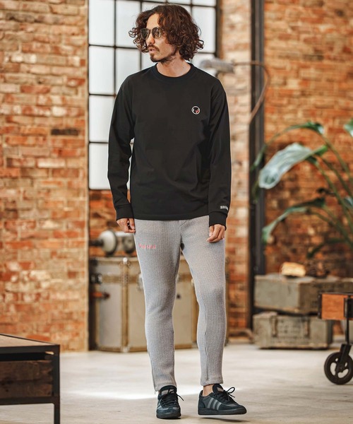 felkod(フィルコッド)の「mlt5863- USA Cotton Barcode Patch Long Sleeve Tee ロングスリーブTシャツ(F26F240)(Tシャツ/カットソー・メンズ・ネイビー/ホワイト/ブラック・L/M/S/XL)」の14枚目の写真