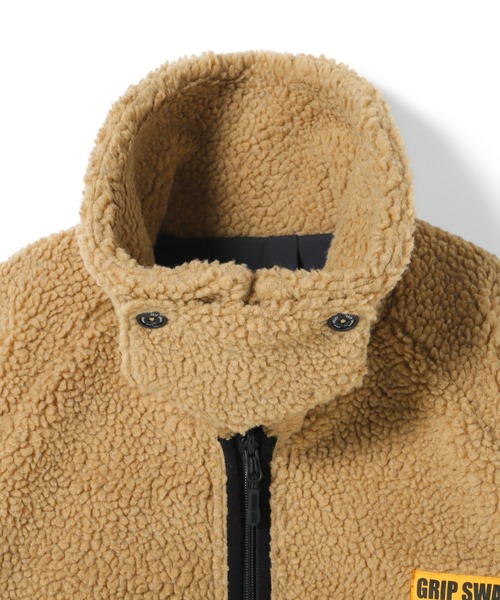 GRIP SWANY(グリップスワニー)の「【GSWJ‐298】 REVERSIBLE FLEECE JACKET(その他アウター・レディース・ブラック/ベージュ・FREE)」の8枚目の写真