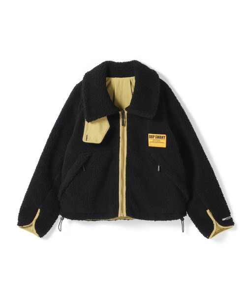GRIP SWANY(グリップスワニー)の「【GSWJ‐298】 REVERSIBLE FLEECE JACKET(その他アウター・レディース・ブラック/ベージュ・FREE)」の15枚目の写真