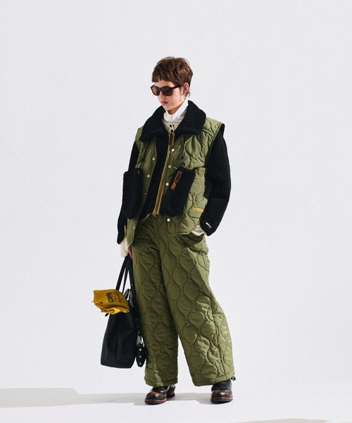 GRIP SWANY(グリップスワニー)の「【GSWJ‐298】 REVERSIBLE FLEECE JACKET(その他アウター・レディース・ブラック/ベージュ・FREE)」の6枚目の写真