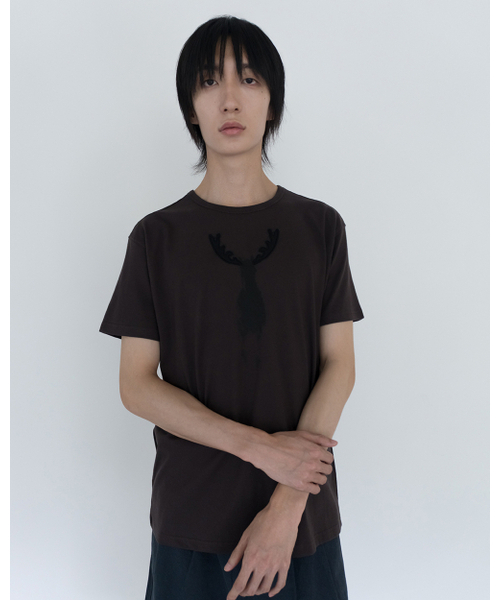 SILENTSYLLABLE(サイレント シラブル)の「Pony print T-shirts / Charcoal(Tシャツ/カットソー・メンズ・その他・0/1)」の5枚目の写真